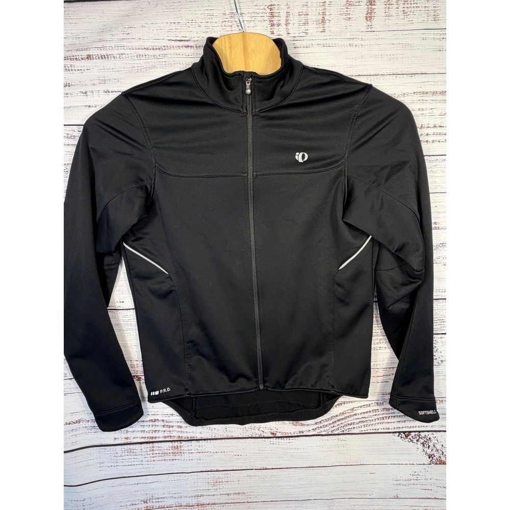 Pearl Izumi P.R.O. Series Softshell Cycling Jacket Mens Large Black 6526 Bike